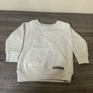 Calvin Klein Toddler Baby Sweatshirt - Size 18M - Pre Owned Nice Condition